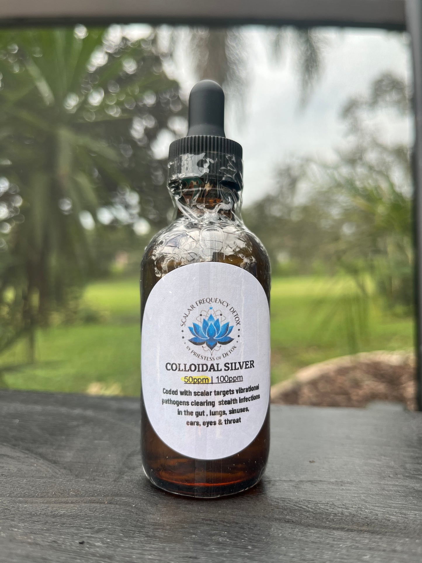 COLLOIDAL SILVER SCALAR INFUSED | FREQUENCY CHARGED