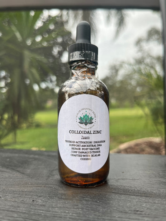COLLOIDAL ZINC FREQUENCY INFUSED | GUT, WOMB & IMMUNE REPAIR